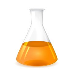 Chemical conical flask - Erlenmeyer