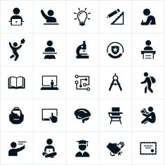 Higher education icons N6