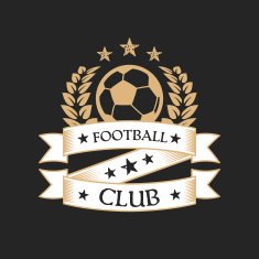 Stylish football club emblem