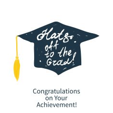 Greeting Card With Congratulations Graduate N3