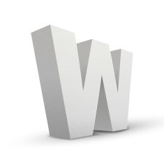 White Letter W N2