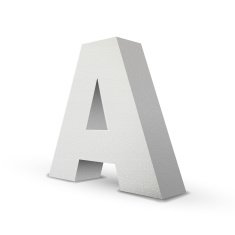 white letter A N2