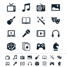 Entertainment icons N5