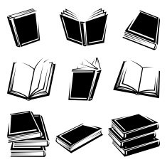 Books set Vector