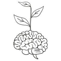 brain tree vector