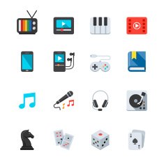 Entertainment icons N6