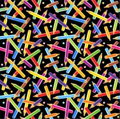 Seamless colored pencils pattern or background