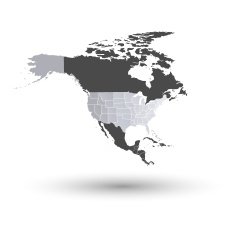 North america map background vector N4
