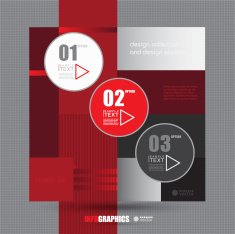 Modern infographic template for business design N25