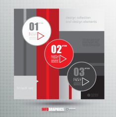 Modern infographic template for business design N26
