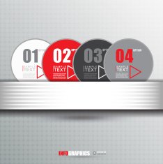 Modern infographic template for business design N27