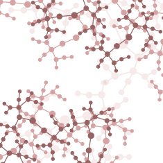 Molecule background colorful illustration N14