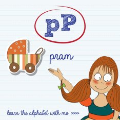 alphabet worksheet of the letter p N2