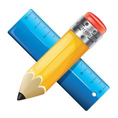 pencil and ruler icon N19
