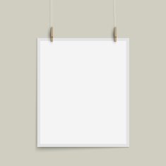 Vector template of paper sheet