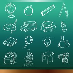 Education icons N265