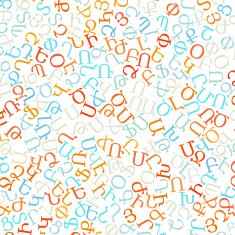 armenian alphabet texture background