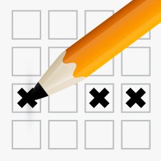 Pencil Check Option Illustration N2