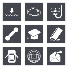 Icons for Web Design set 17