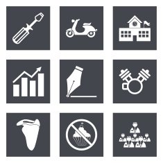 Icons for Web Design set 12