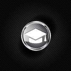 Academic cap icon Study hat symbol N3 free image download