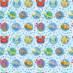 cartoon Aquarium animal seamless pattern