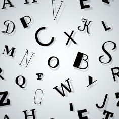 Typography Seamless Background N2