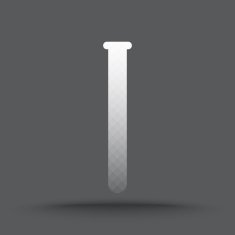 Vector of transparent chemical laboratory equipment icon N3