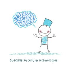 Specialist in cellular technologies thinks of cells N2