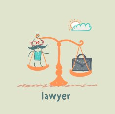 lawyer is on the scales N2