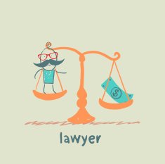 lawyer is in the balance