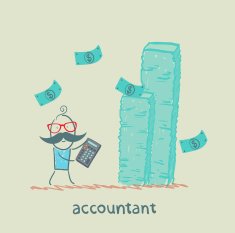 accountant with a calculator N2