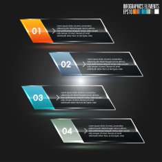 Modern infographics template N25
