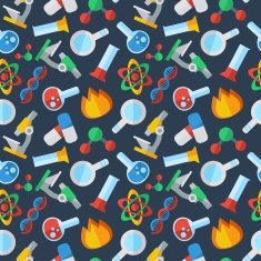 seamless pattrn science N7