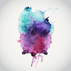 Abstract hand drawn watercolor background N26