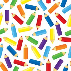Pencils pattern seamless