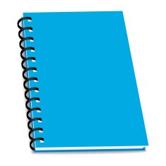 vector stack of ring binder book or notebook isolated N2