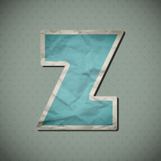 Paper alphabet N36