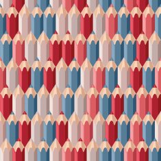 pattern pastel pencils