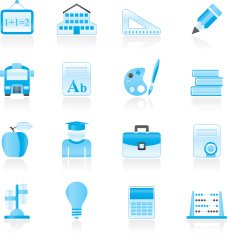 school and education icons N768