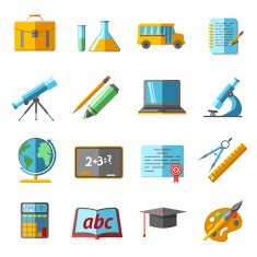 Education Icons Set N71