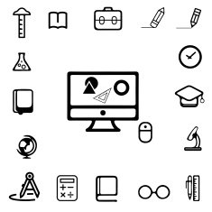 Education icons N267