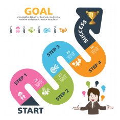 template modern info graphic design N21
