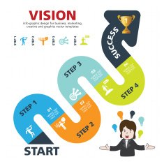 template modern info graphic design N24