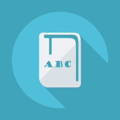 Flat modern design with shadow vector icons textbook a primer N2