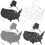 USA map set N2