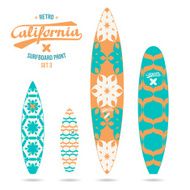 Retro vintage prints for surfboards N5