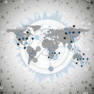 world map vector illustration for communication N4