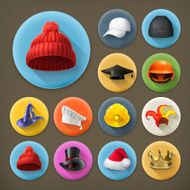 Hats icon set