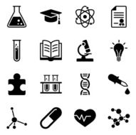Science icons N34